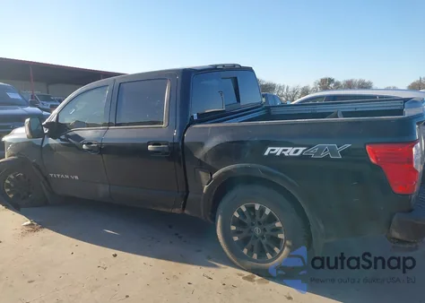 2018 Nissan Titan Pro-4X from USA, damaged, VIN 1N6AA1E58JN540158